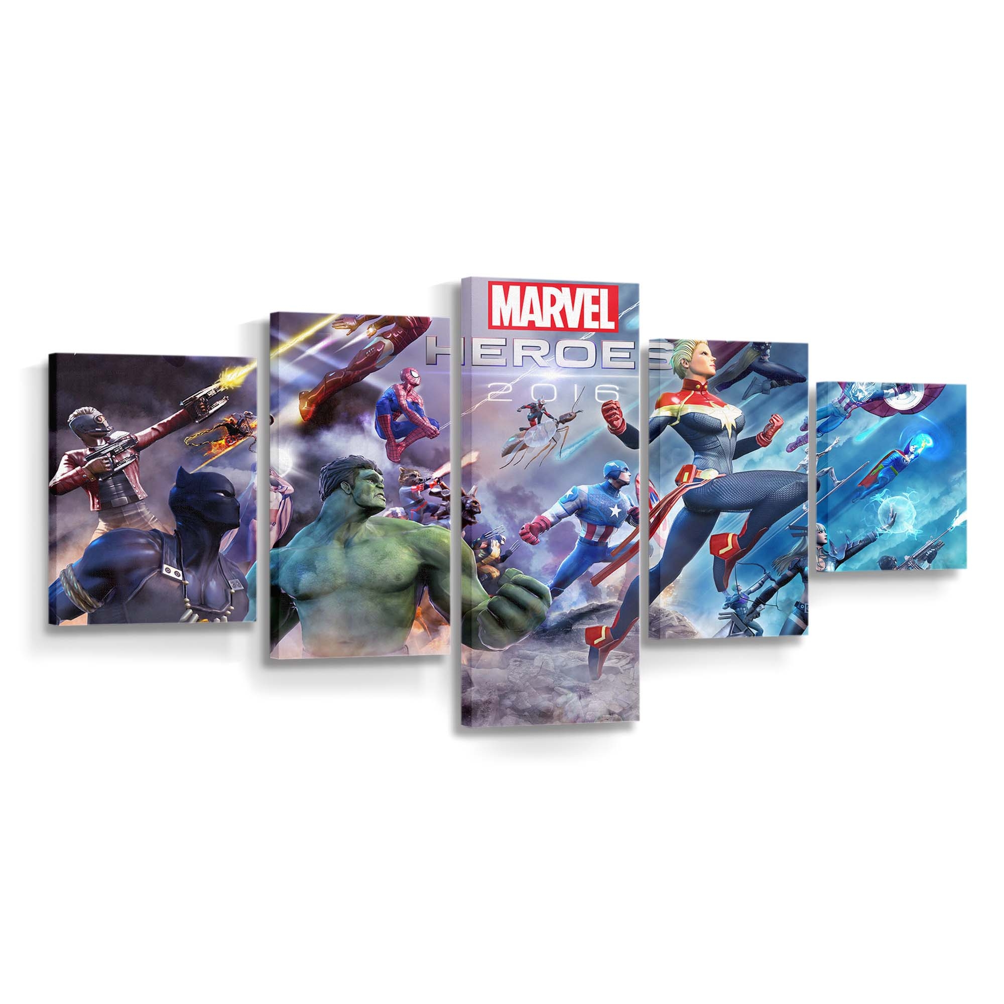 Marvel Heroes 2018 Leinwandbild Wanddeko
