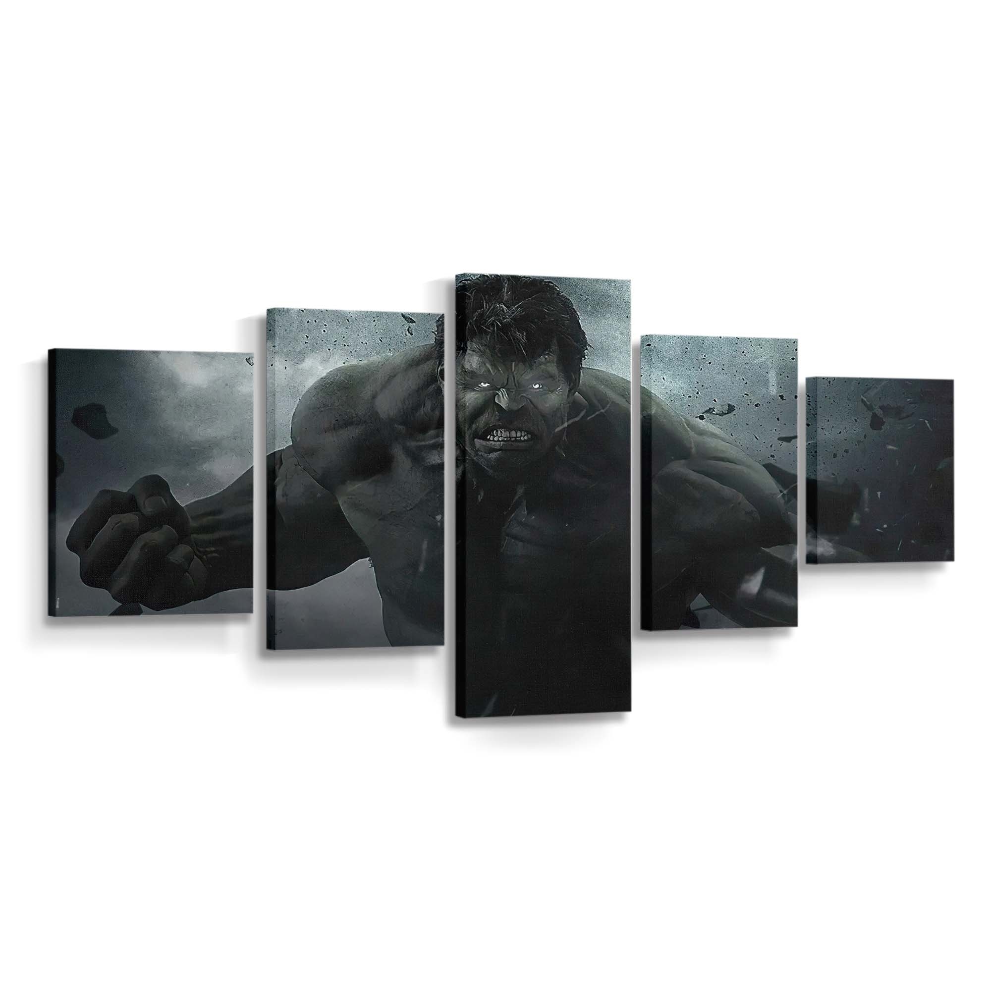 Der allmächtige Hulk Leinwandbild Wanddeko