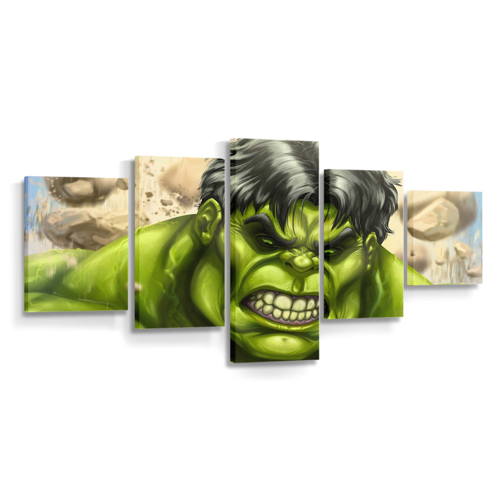 Die Unglaublichen Hulk Kunst Leinwandbild Wanddeko