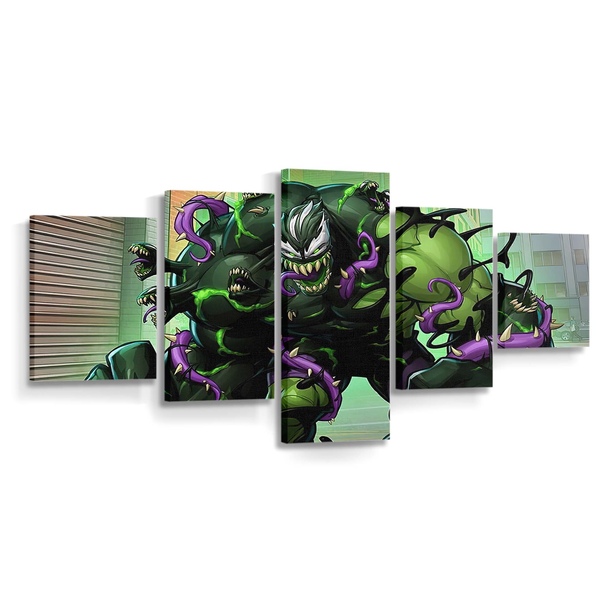 Venomized Hulk Leinwandbild Wanddeko