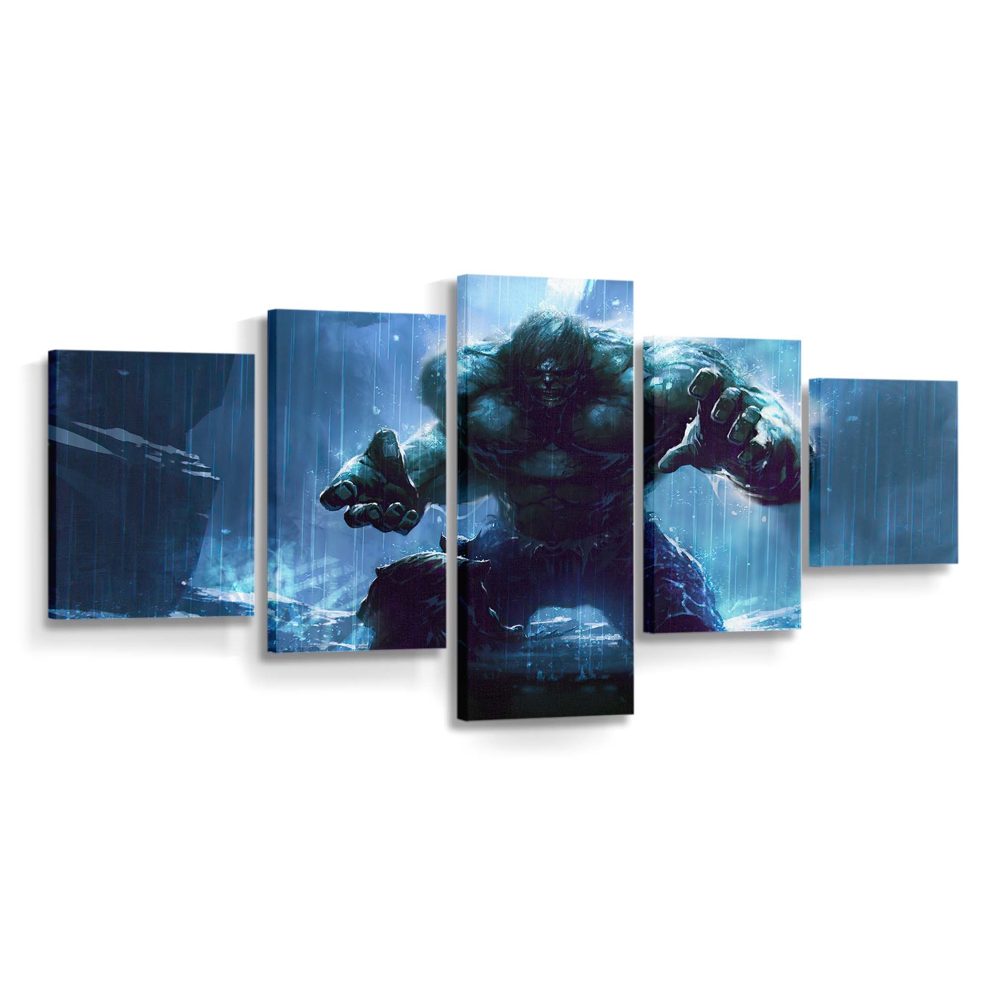 Wolverine gegen Hulk Leinwandbild Wanddeko