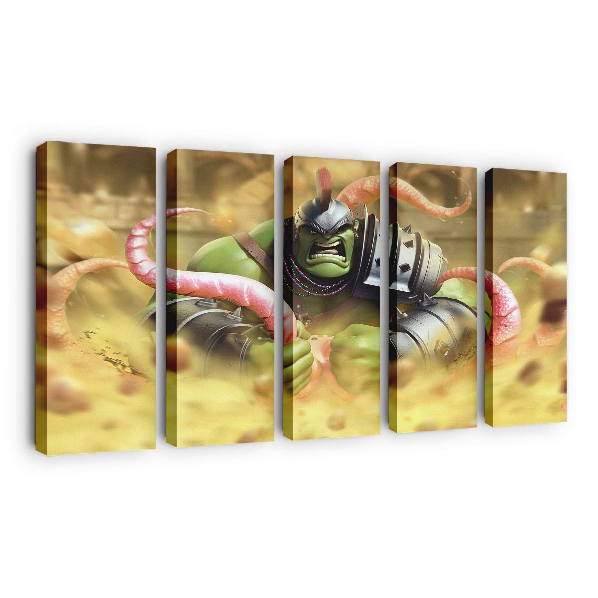 Hulk Kunstwerk Spiel Leinwandbild Wanddeko