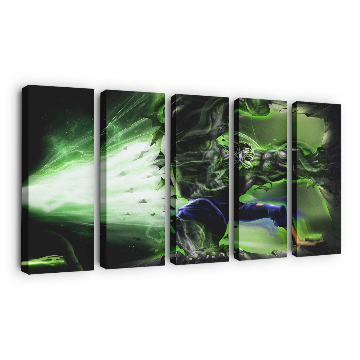 Hulk Kunstwerk 3 Leinwandbild Wanddeko