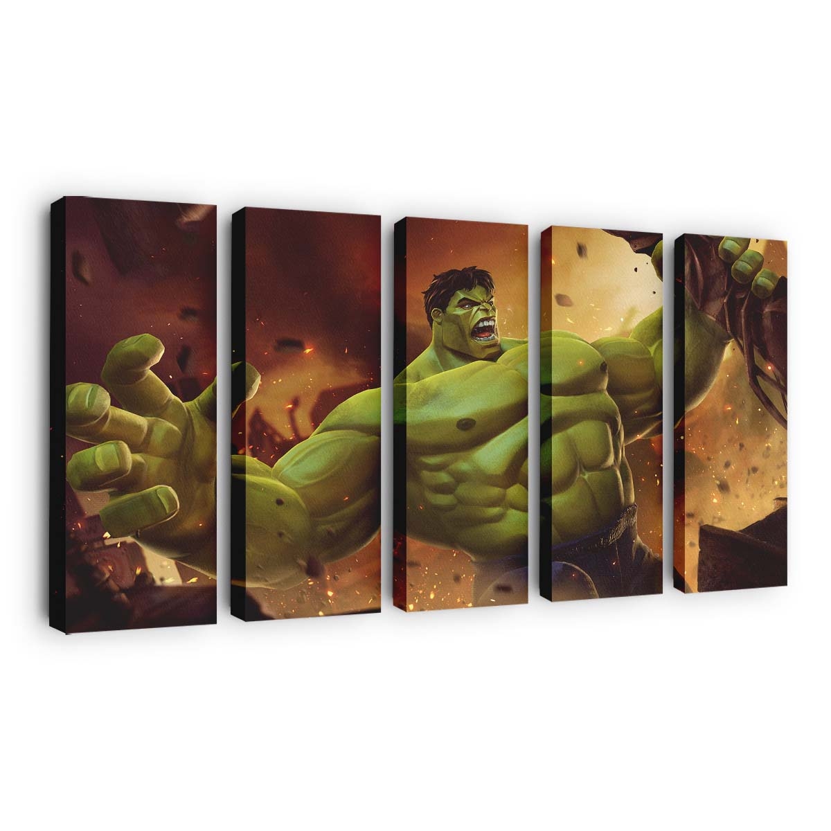 Hulk Contest of Champions Leinwandbild Wanddeko