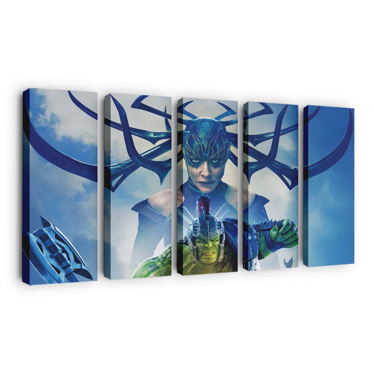 Hulk Hela In Thor Ragnarok Leinwandbild Wanddeko