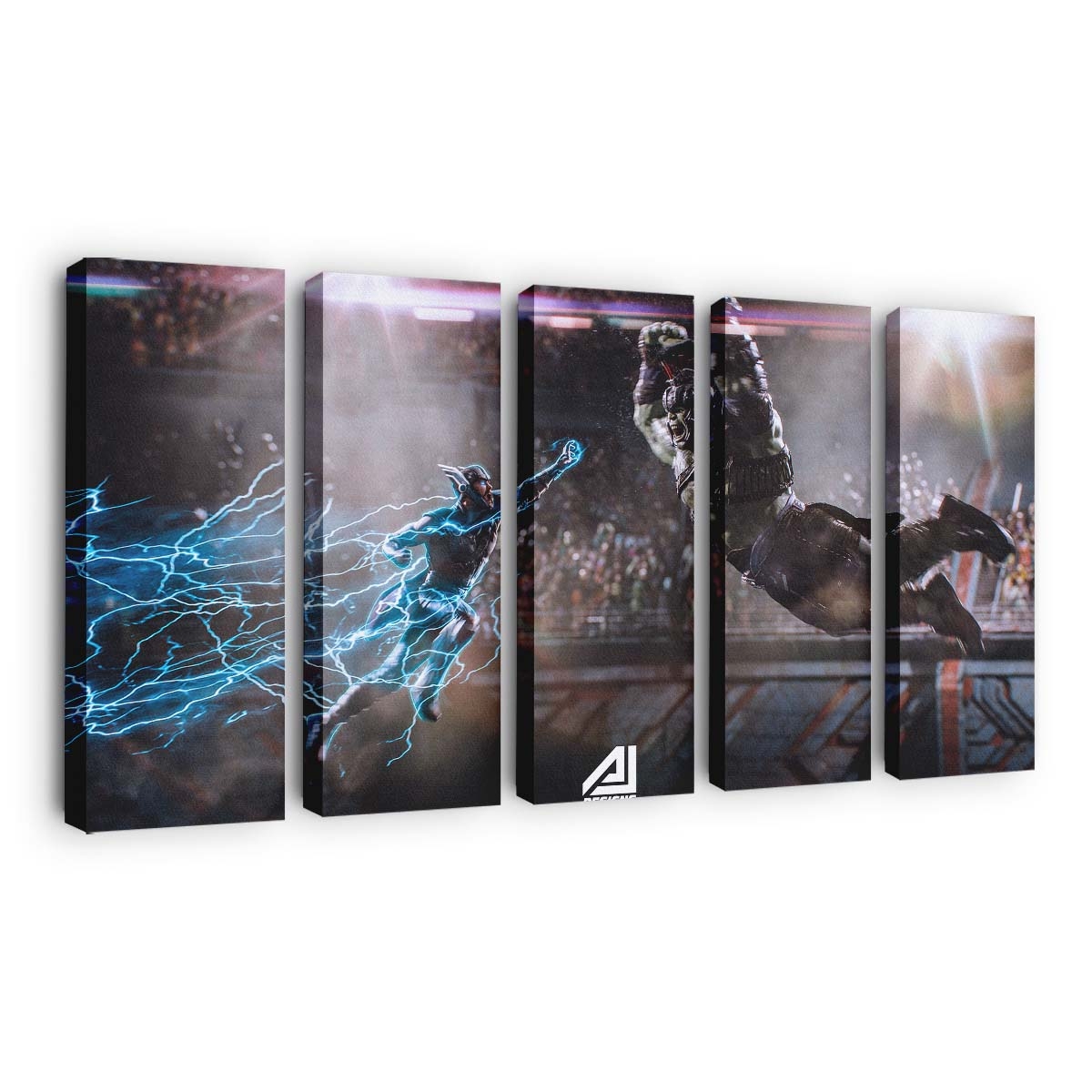 Lord Of Thunder Vs The Strongest Avenger Leinwandbild Wanddeko