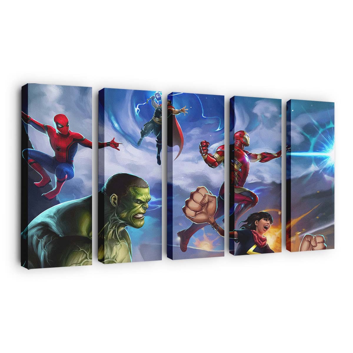 Marvel Puzzle Quest Spiel Leinwandbild Wanddeko