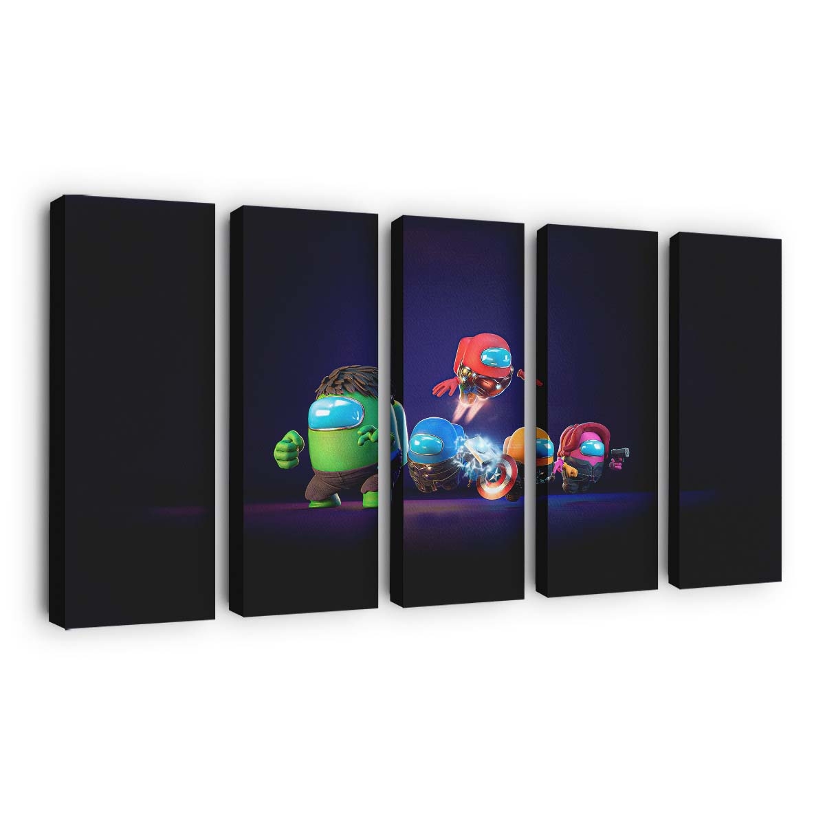 Superheroes Among Us Leinwandbild Wanddeko