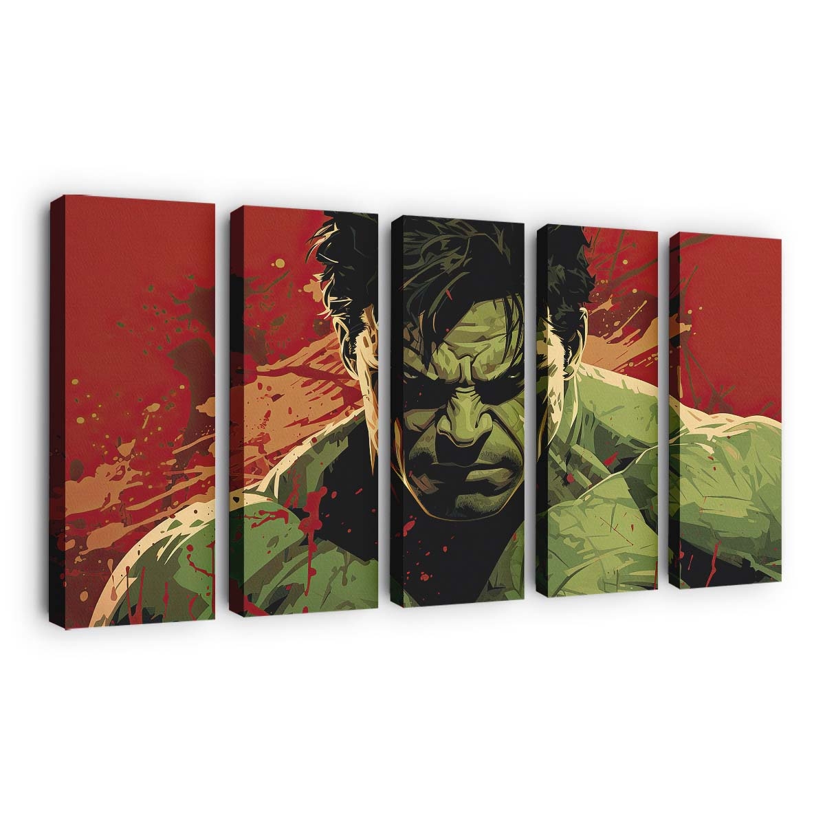 Der unglaubliche Hulk Mächtige Kraft Leinwandbild Wanddeko