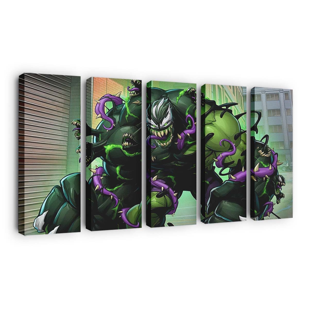 Venomized Hulk Leinwandbild Wanddeko