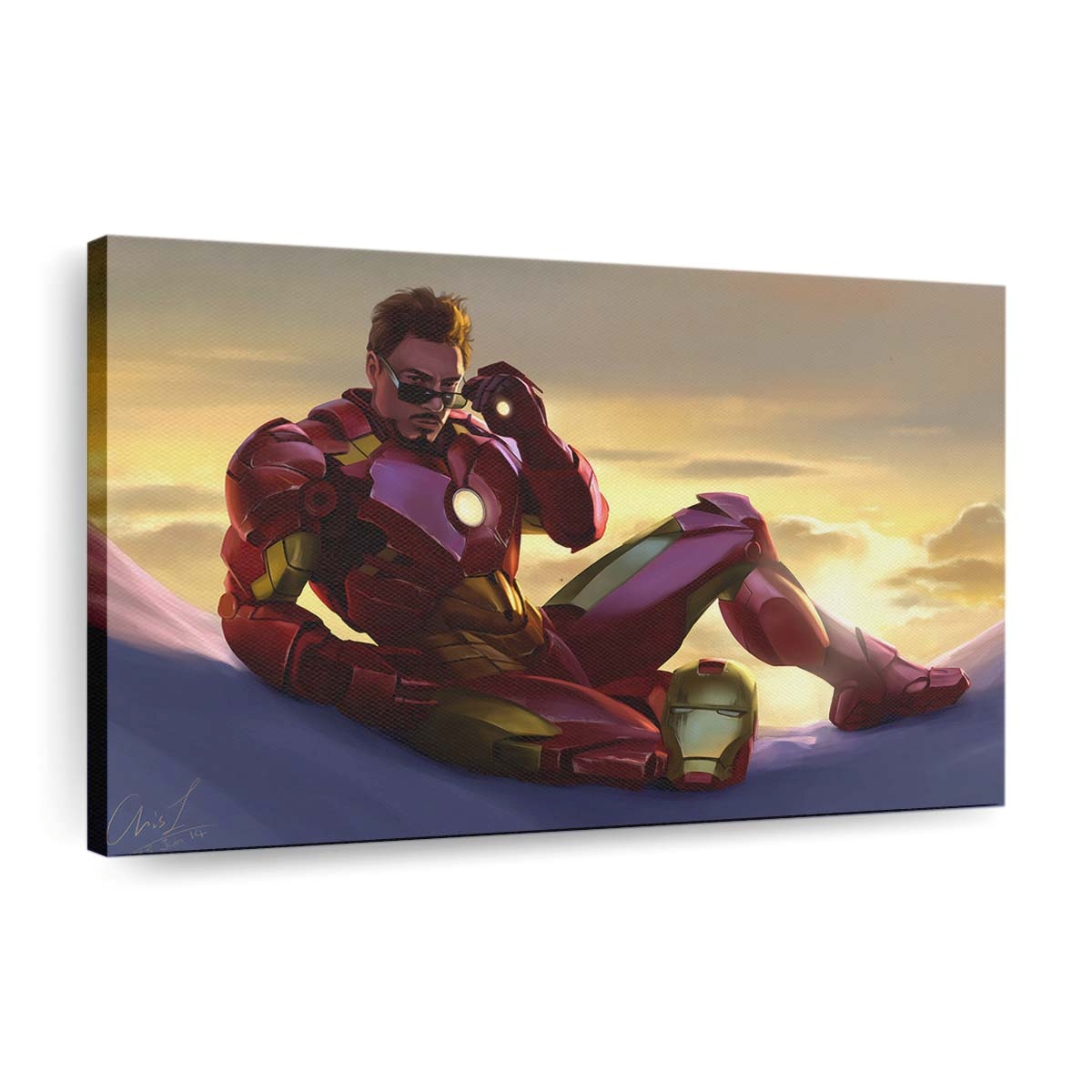 Neue Iron Man-Kunst Leinwandbild - Wanddeko