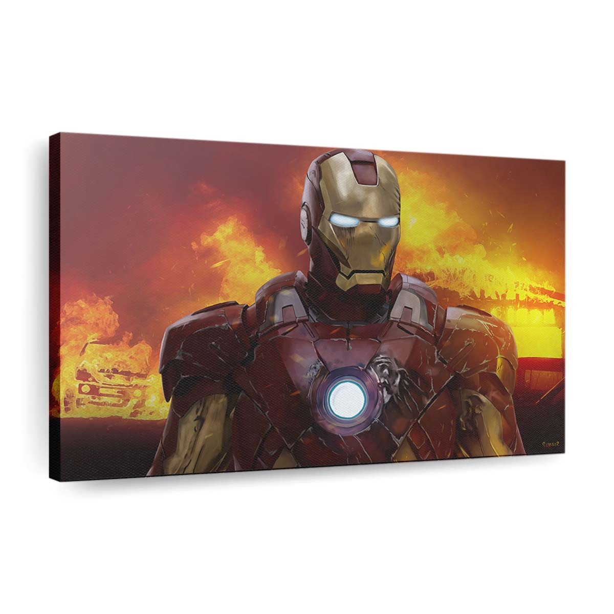 Iron Man Neu 2 Leinwandbild - Wanddeko