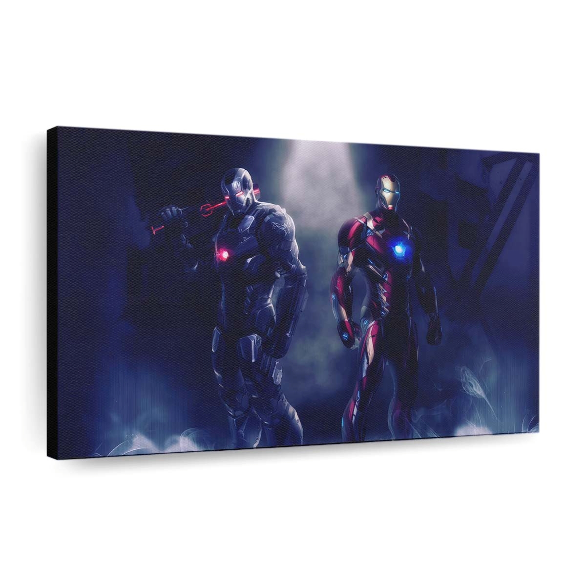 Abenteuer mit Iron Man und War Machine Leinwandbild - Wanddeko