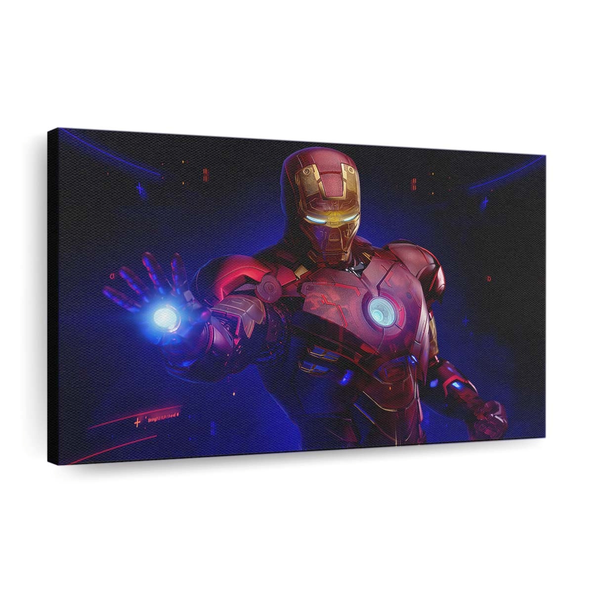 Holographischer Iron Man Mkiv 2 Leinwandbild - Wanddeko