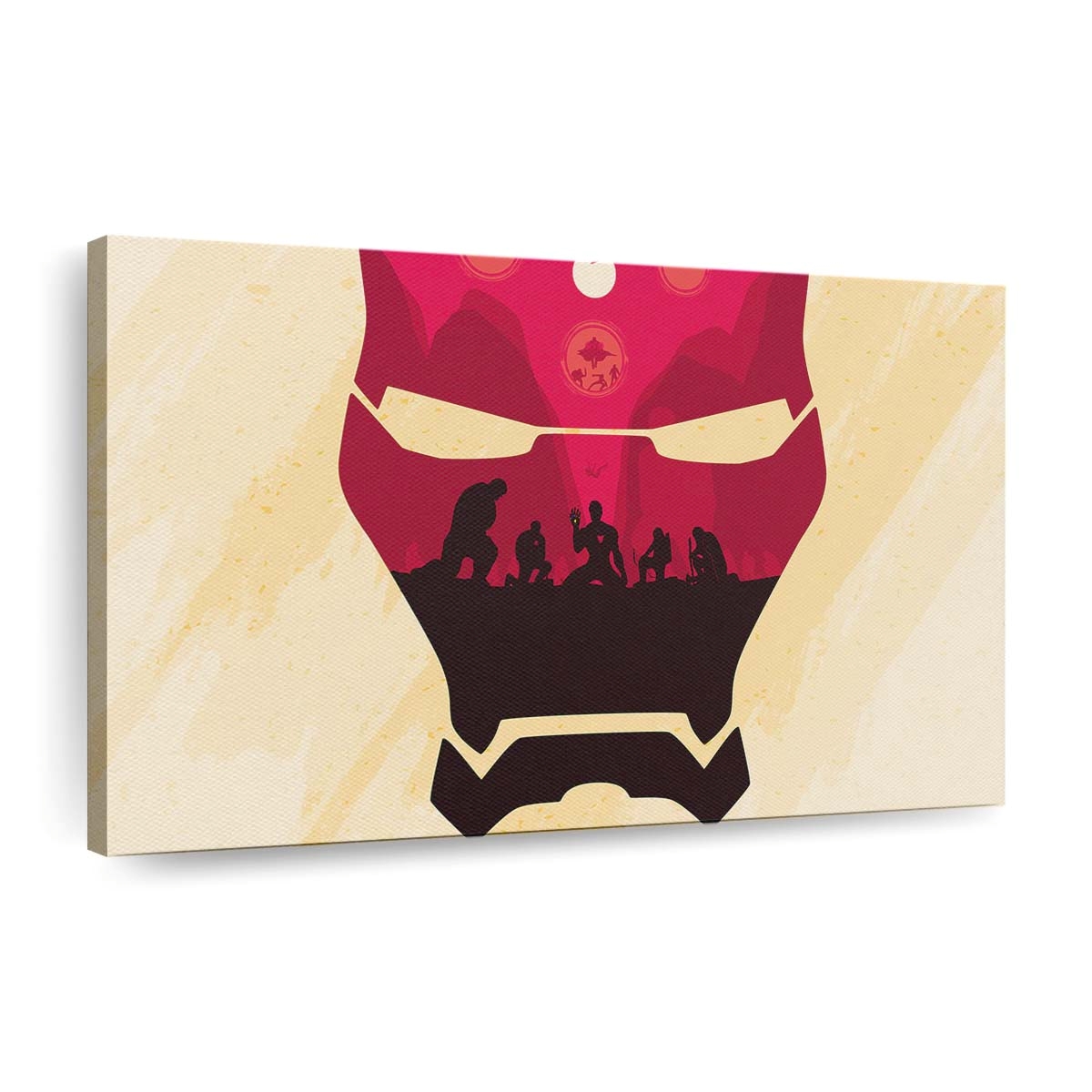 Iron Man Maske Leinwandbild - Wanddeko