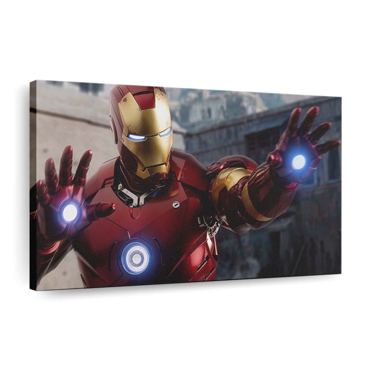 Iron Man Bereit Leinwandbild - Wanddeko