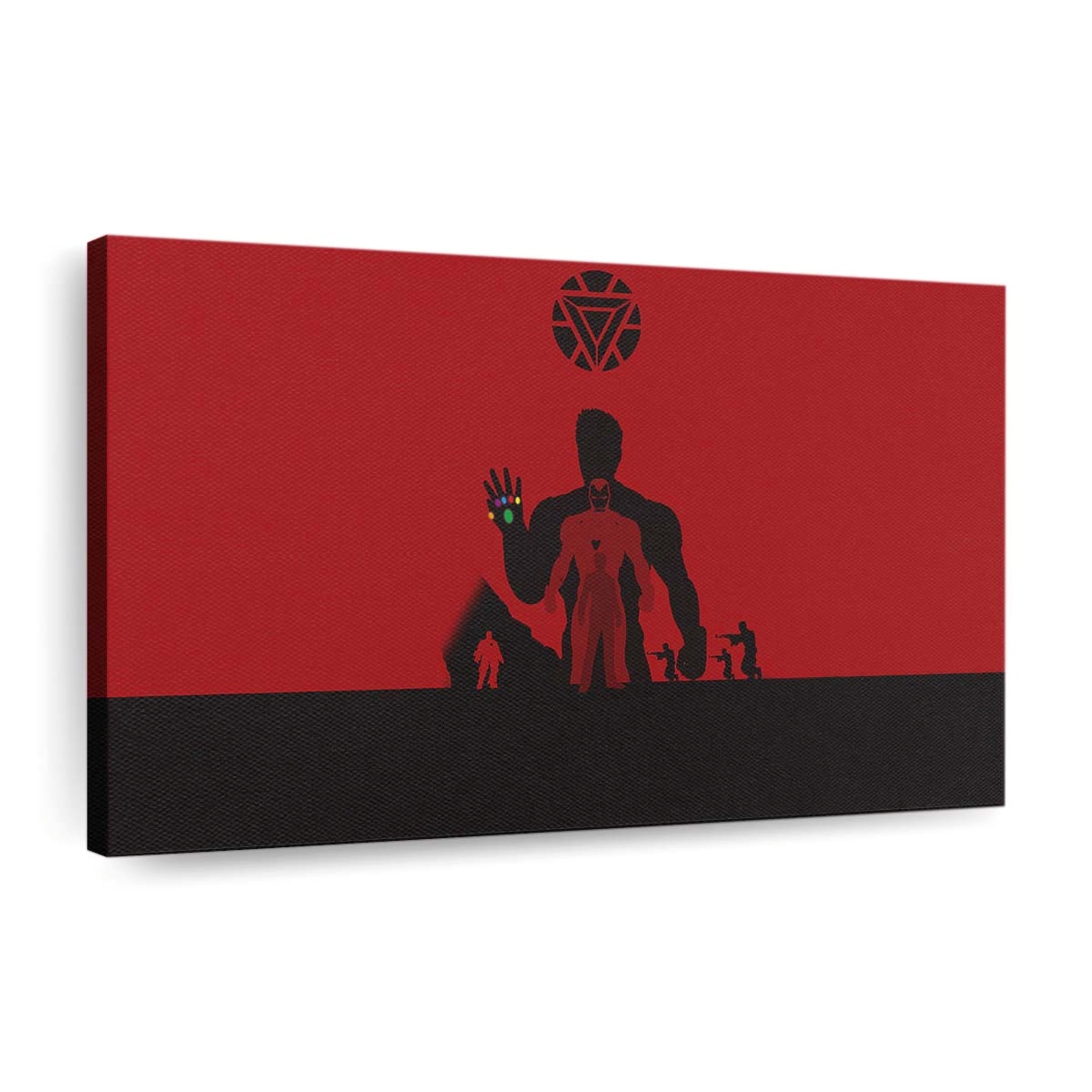 Iron Man Avengers Endgame Minimalismus Leinwandbild - Wanddeko