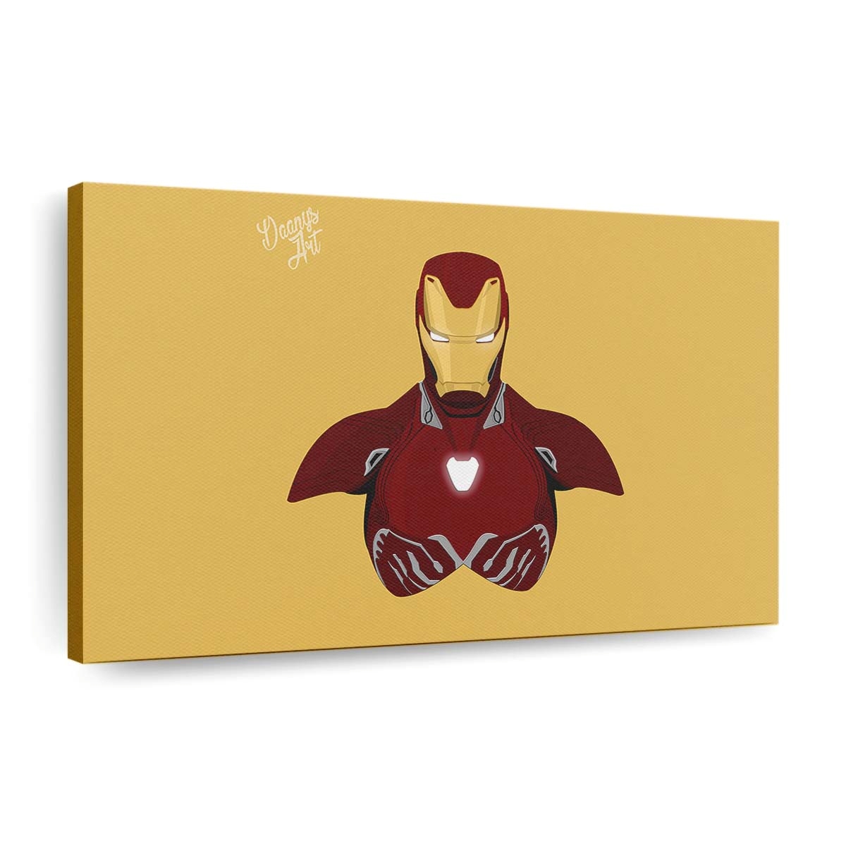 Iron Man Avengers Infinity War 2018 Minimalismus Leinwandbild - Wanddeko