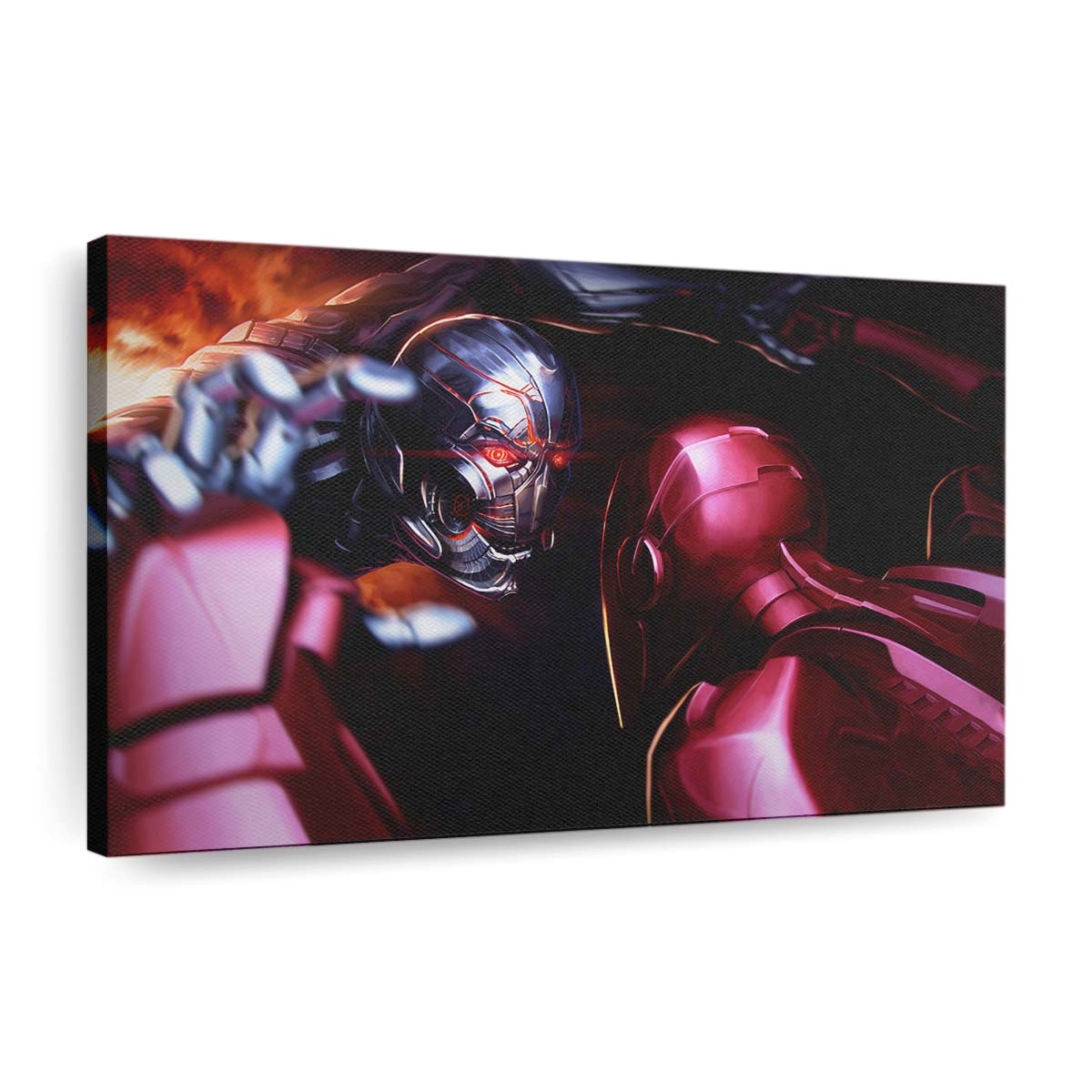 Iron Man gegen Thanos 2 Leinwandbild - Wanddeko