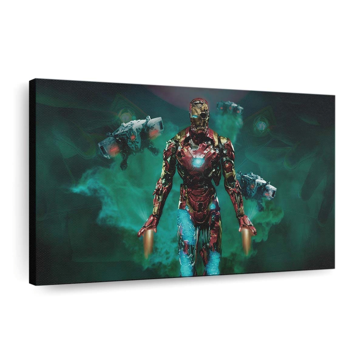 Iron Man Zombie Leinwandbild - Wanddeko