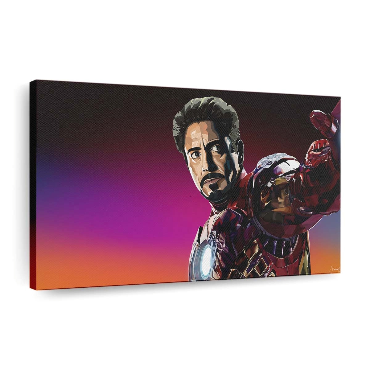 Ironman Digitalart Leinwandbild - Wanddeko