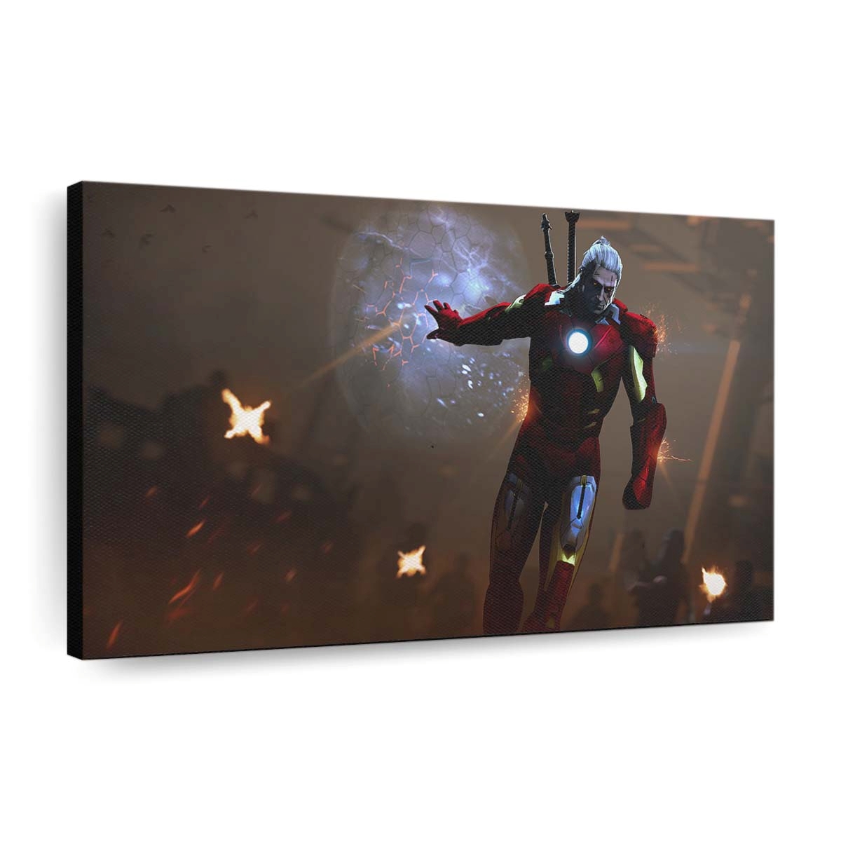 Der Hexer als Iron Man Leinwandbild - Wanddeko