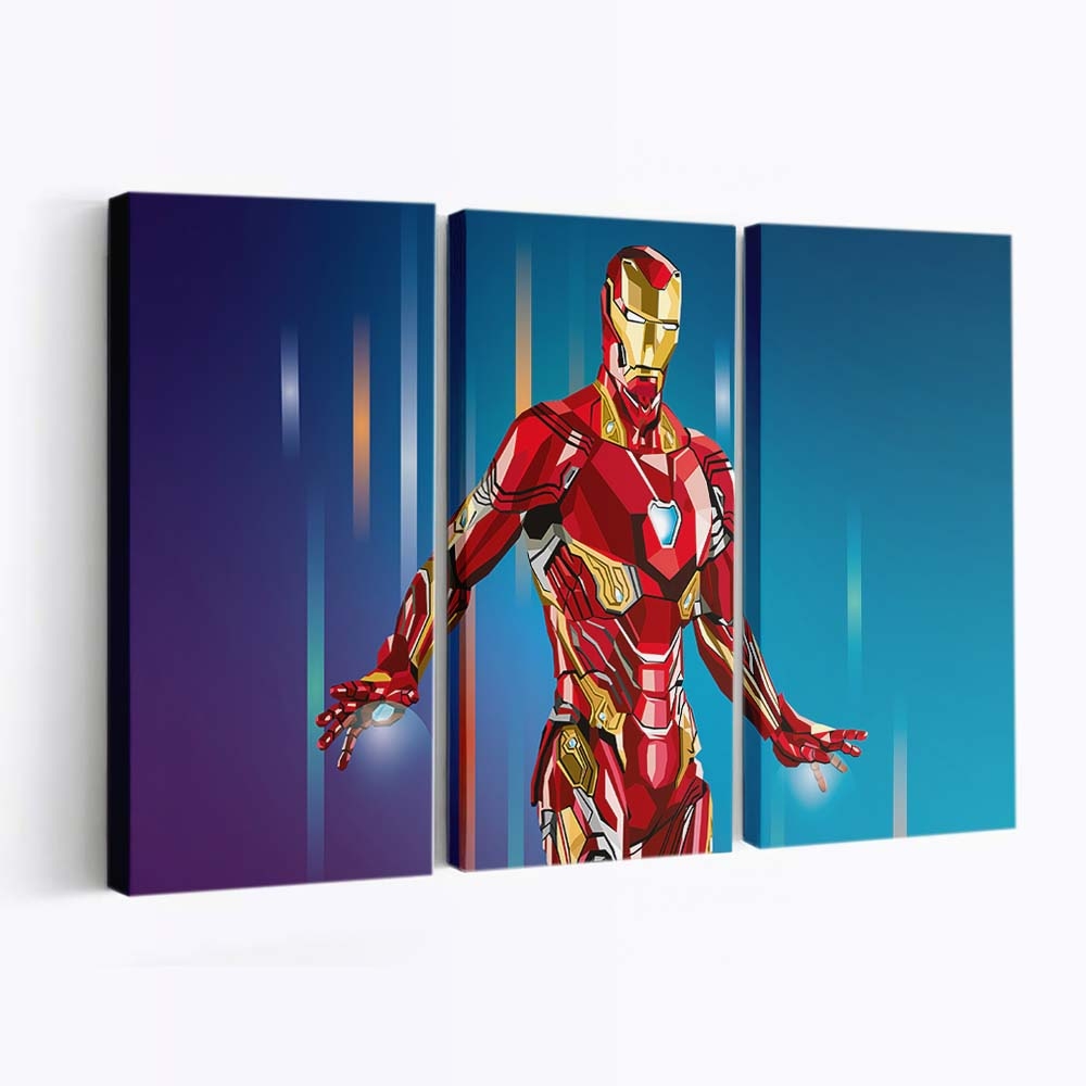 2020 Iron Man Kunstwerk Leinwandbild - Wanddeko