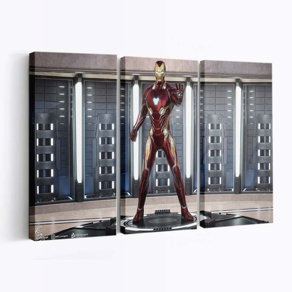 2020 Iron Man Rdj Leinwandbild - Wanddeko