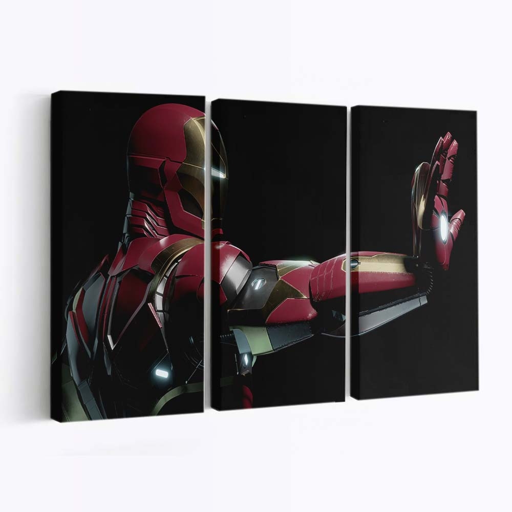 Iron Man Cgi Leinwandbild - Wanddeko