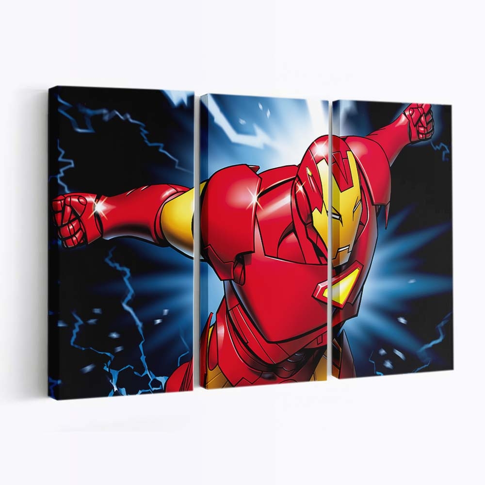 Iron Man Neue Kunstwerke Leinwandbild - Wanddeko