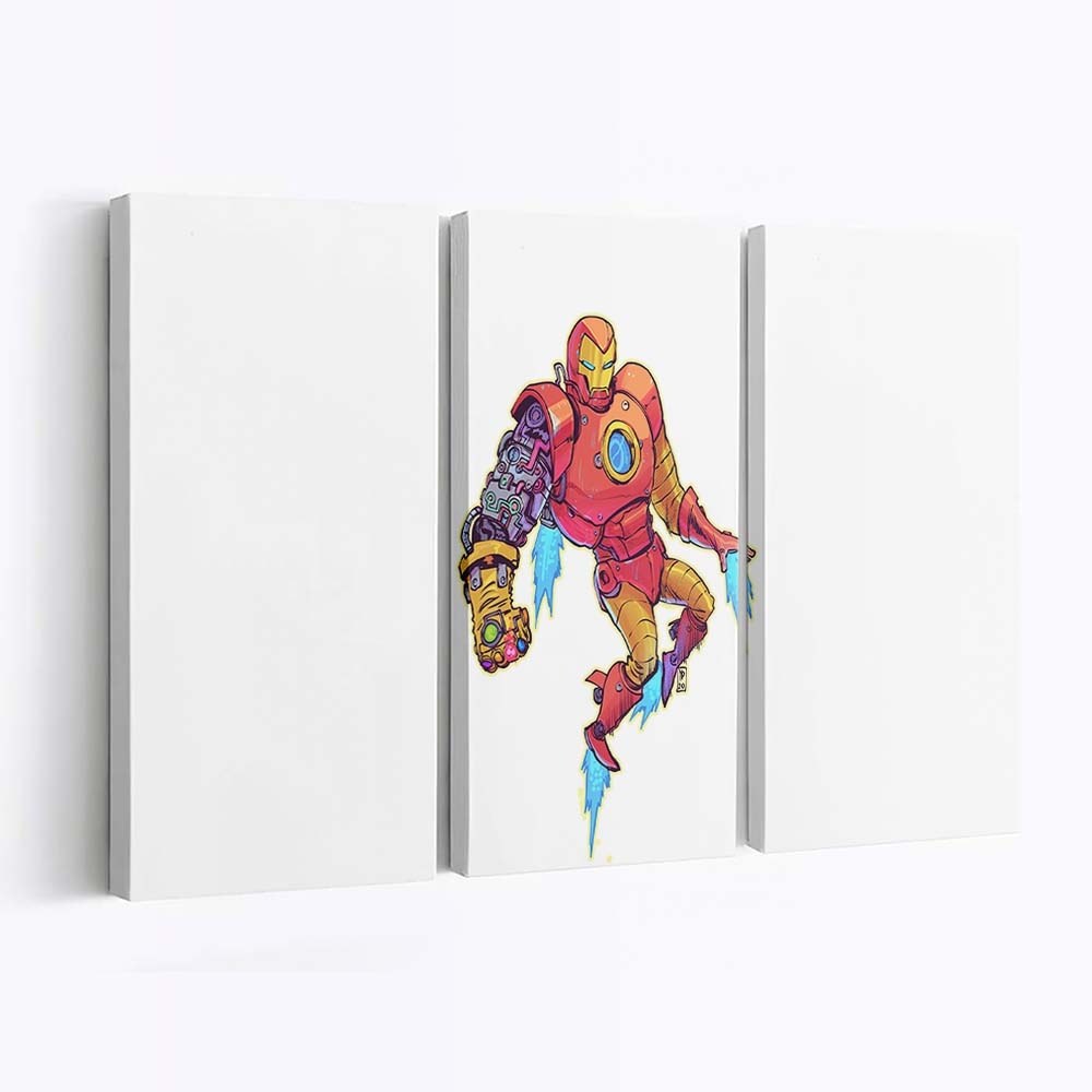 Iron Man Anzug Infinity Gauntlet Leinwandbild - Wanddeko