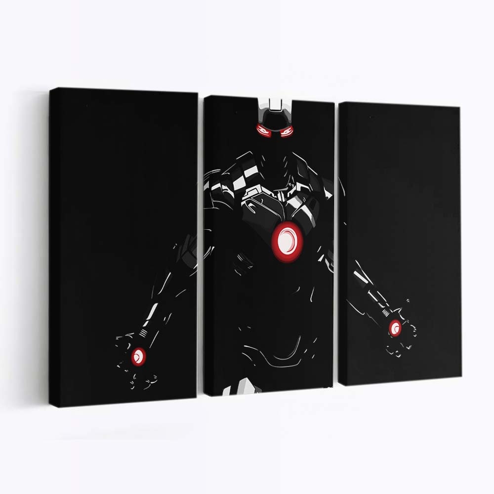Dark Iron Man Leinwandbild - Wanddeko