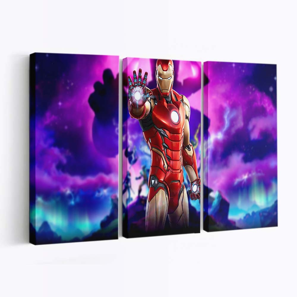 Fortnite Marvel Iron Man Leinwandbild - Wanddeko