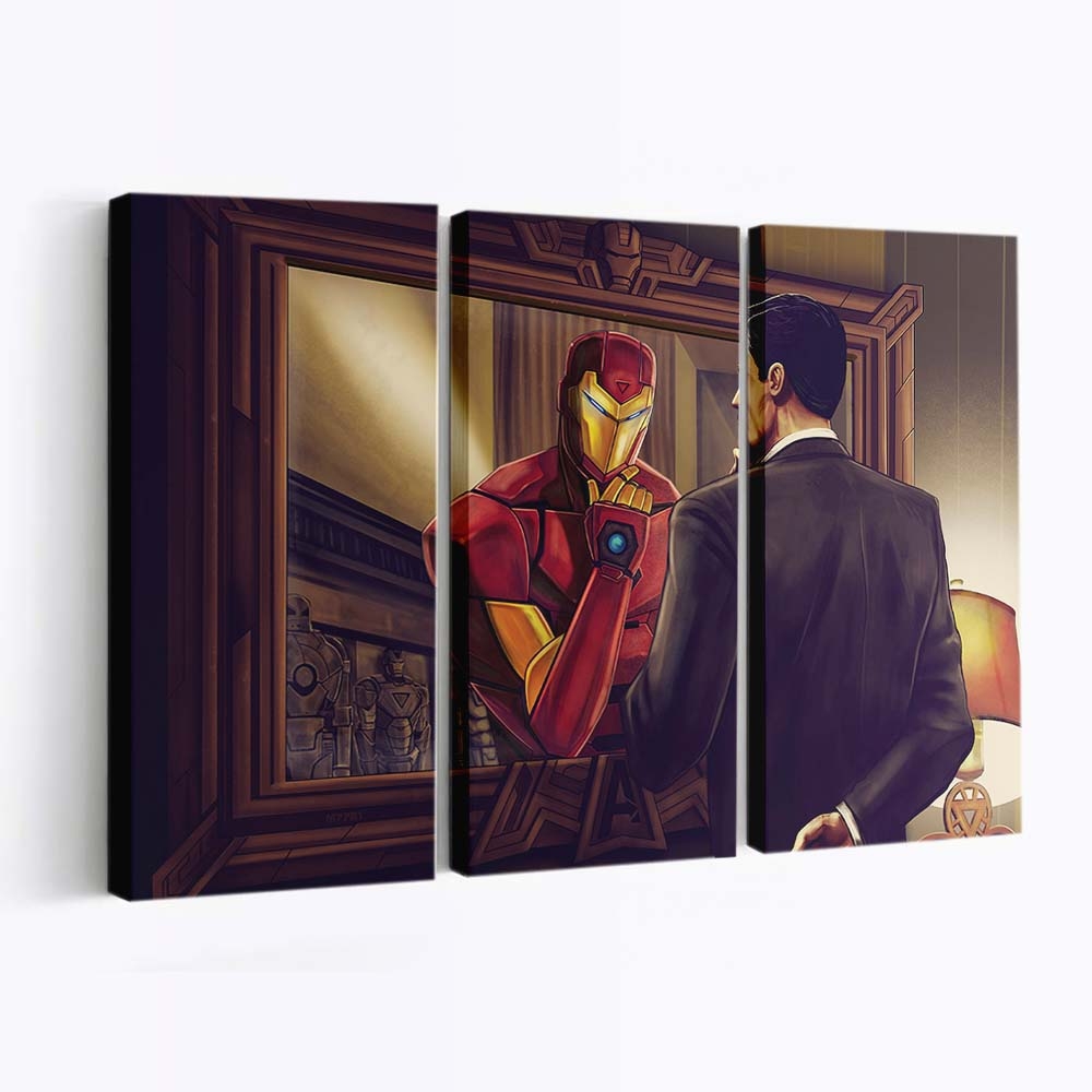 Internationaler Iron Man Leinwandbild - Wanddeko