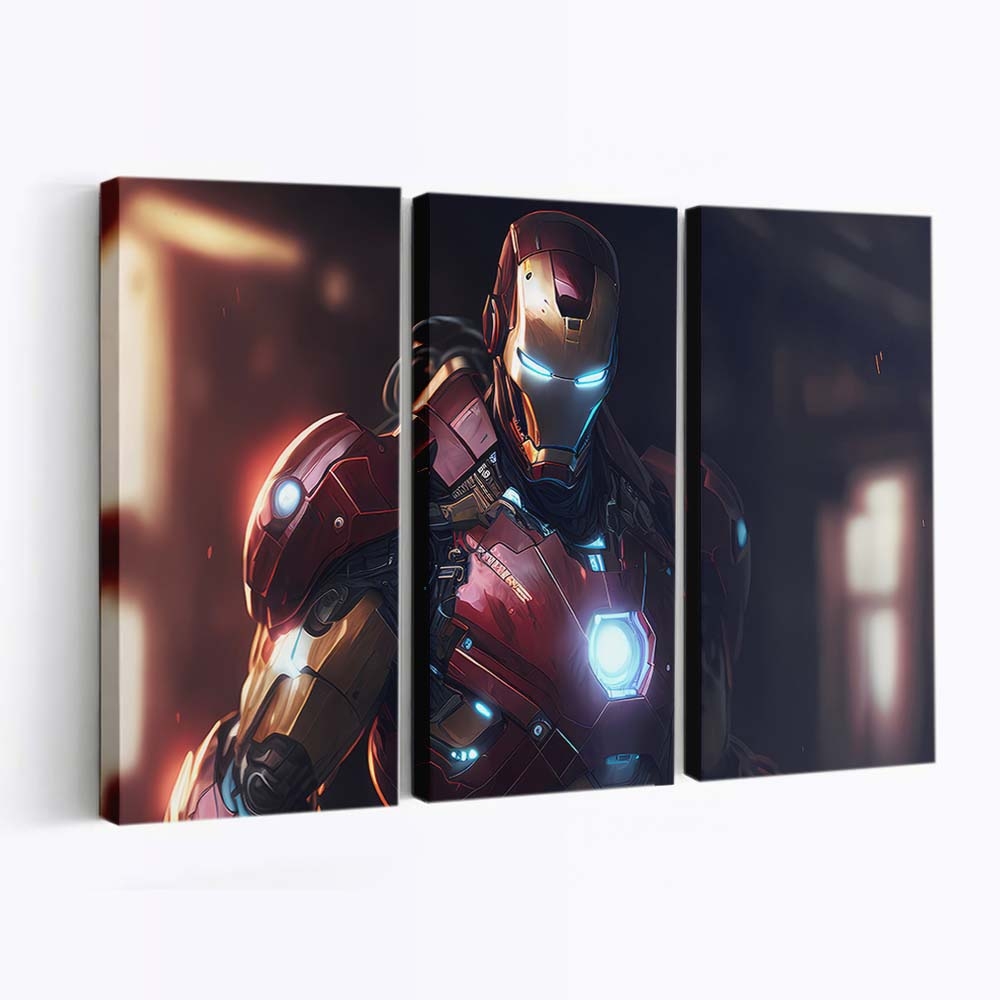 Unbesiegbarer Iron Man Leinwandbild - Wanddeko
