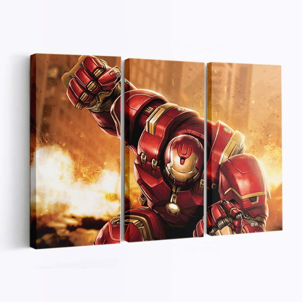 Iron Hulkbuster Artwork Leinwandbild - Wanddeko