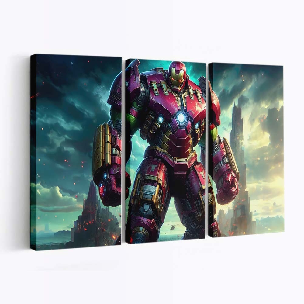 Iron Hulkbuster Power Leinwandbild - Wanddeko