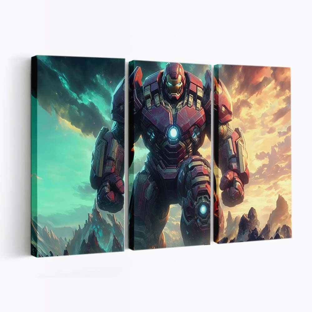 Iron Hulkbuster Rampage Leinwandbild - Wanddeko