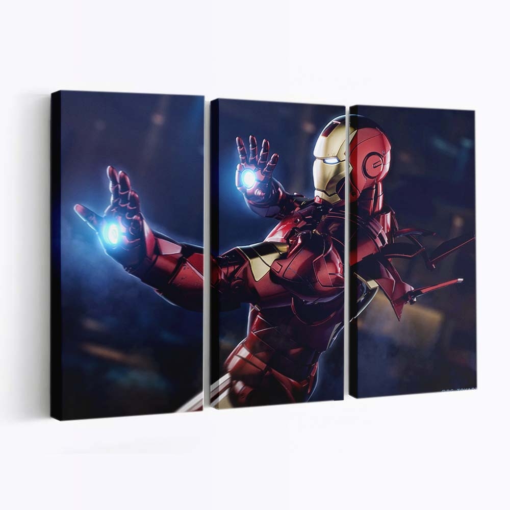 Iron Man 2018 3 Leinwandbild - Wanddeko