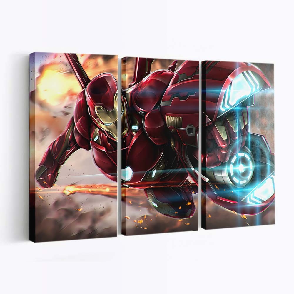 Iron Man 2020 Rüstung 2 Leinwandbild - Wanddeko