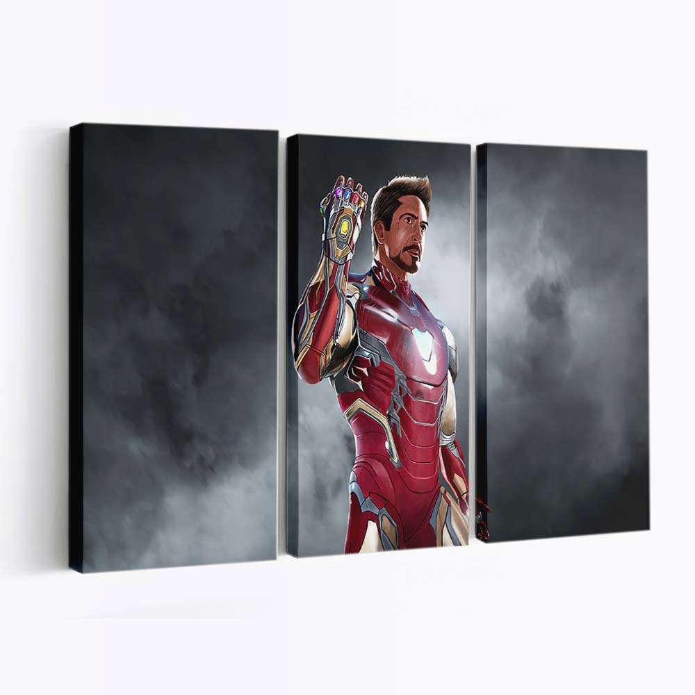 Iron Man 2020 Kunst 3 Leinwandbild - Wanddeko