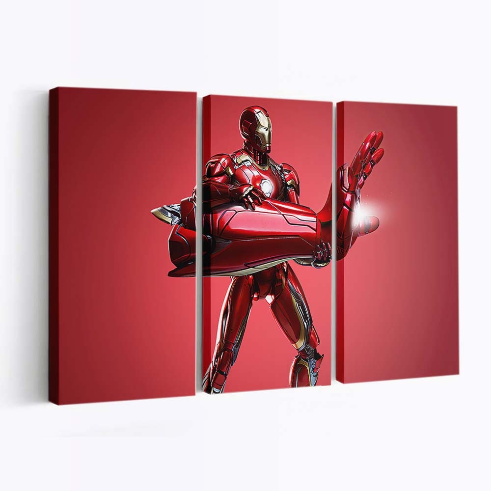 Iron Man 2020 Feuerblaster Leinwandbild - Wanddeko
