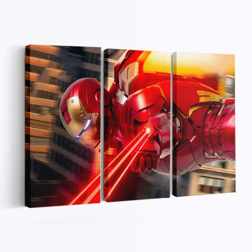 Iron Man 2023 2 Leinwandbild - Wanddeko