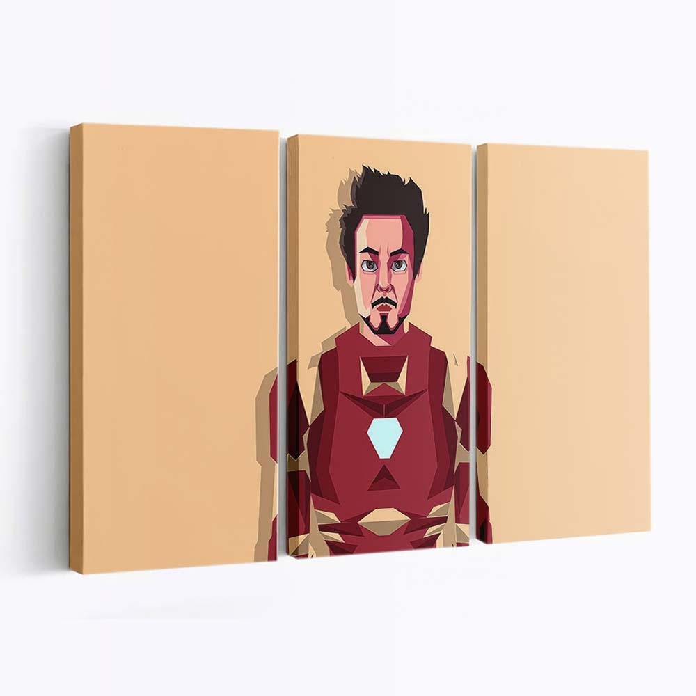 Iron Man 2023 3 Leinwandbild - Wanddeko