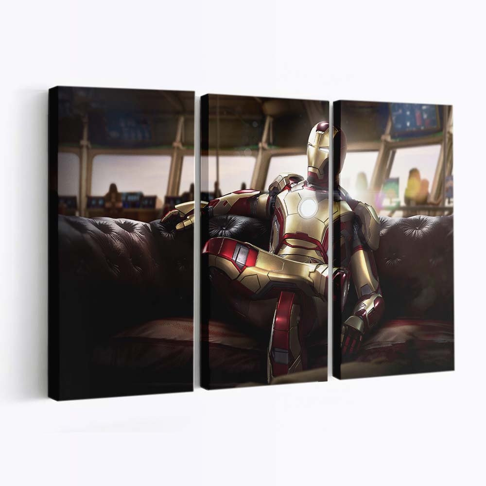Iron Man 3 Marvel Avengers Leinwandbild - Wanddeko