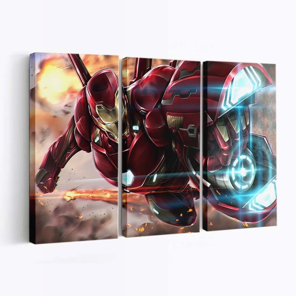 Iron Man Cannon Leinwandbild - Wanddeko