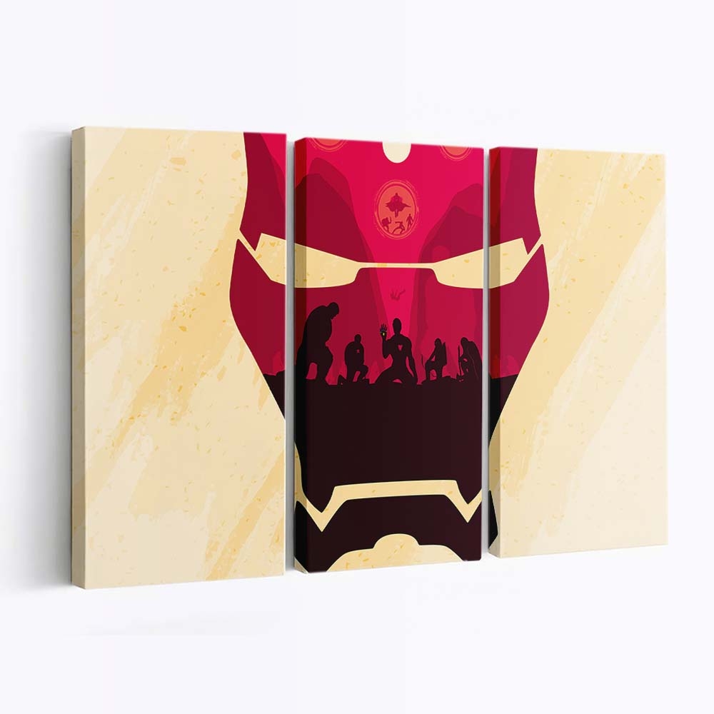 Iron Man Maske Leinwandbild - Wanddeko