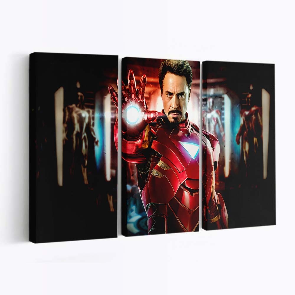Iron Man Robert Leinwandbild - Wanddeko