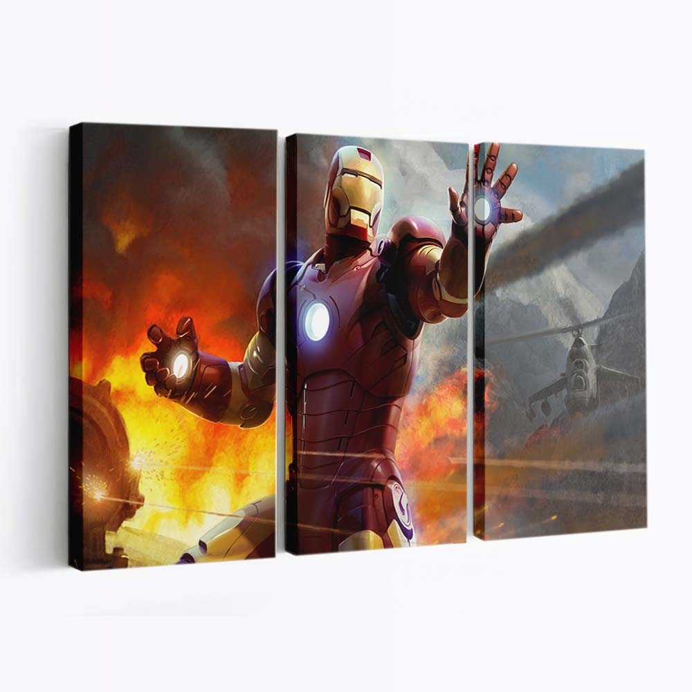 Iron Man 2018 5 Leinwandbild - Wanddeko