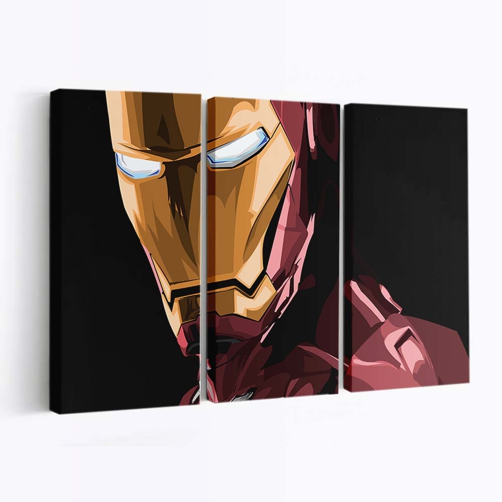 Iron Man Kunstwerk 2018 Leinwandbild - Wanddeko